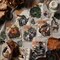 240PCS Waterproof Flowers Leaves Stickers for Scrapbook (Clear) 4.3 x 3.6 x 0.8 inches